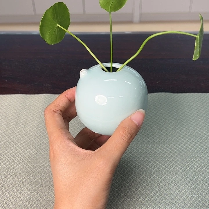 龙泉云间青瓷小米茶器
