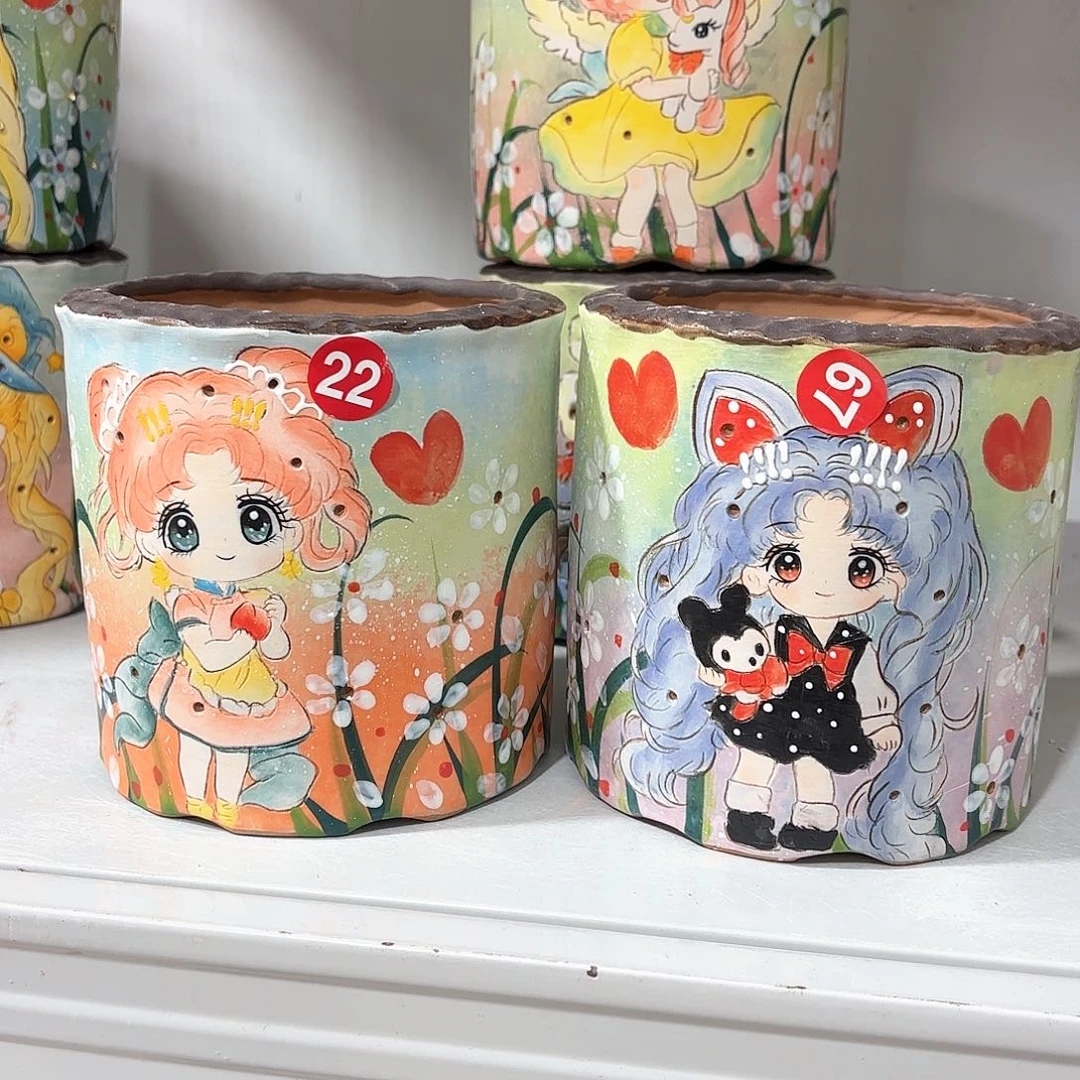 紫砂花盆水*儿手工花盆默认微瑕微瑕