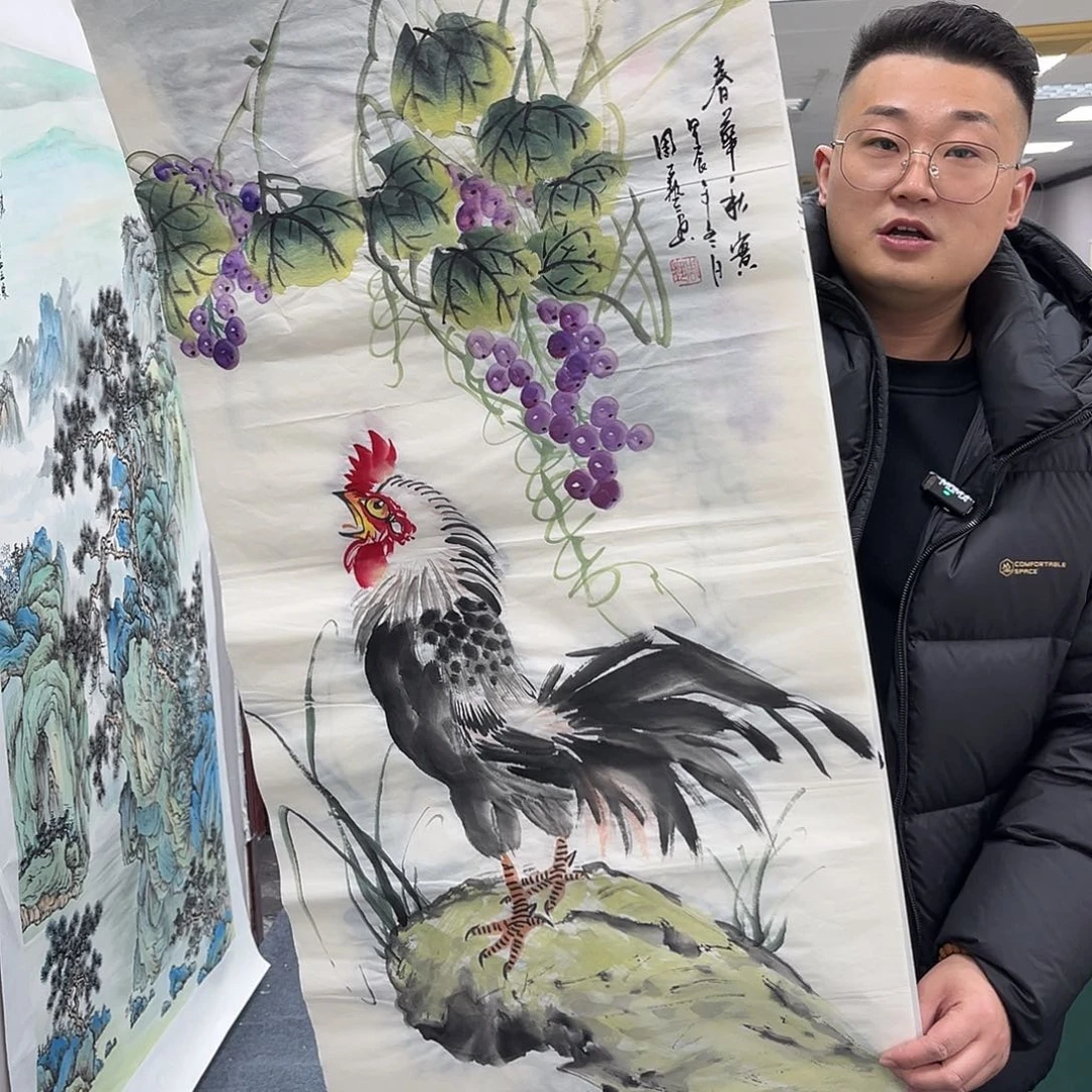 国画宣纸国画作品纯手绘