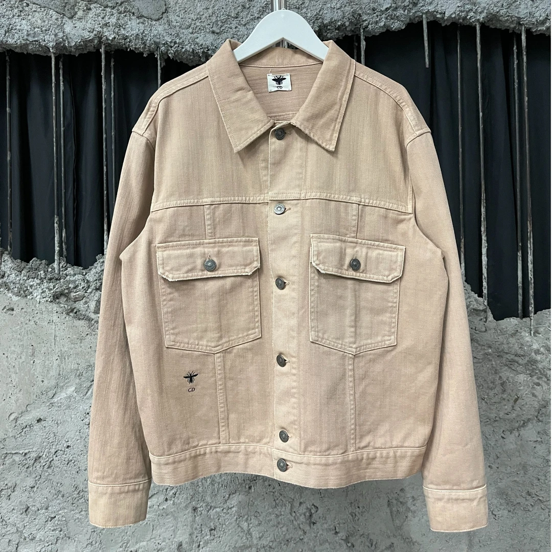 99新 DIOR/迪奥 小蜜蜂牛仔夹克/36码/99新 时尚潮流简约百搭外套