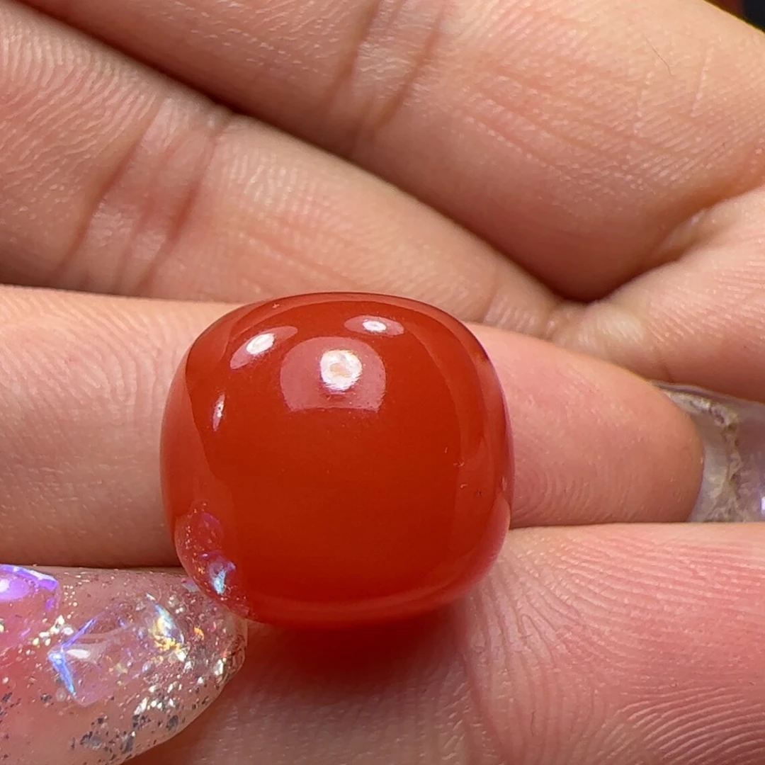 南红玛瑙珠子未镶嵌独***雪