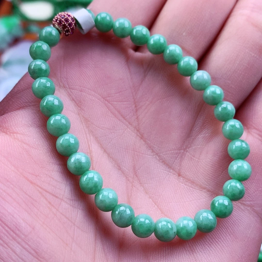 未镶嵌手链翡翠手串