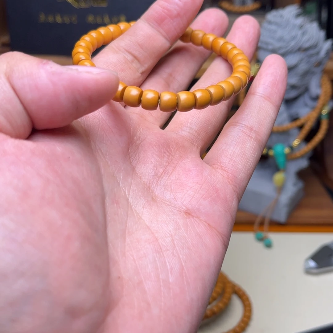 橄榄核手串/手链【听松】sss橄榄核核尖@@单圈7.0