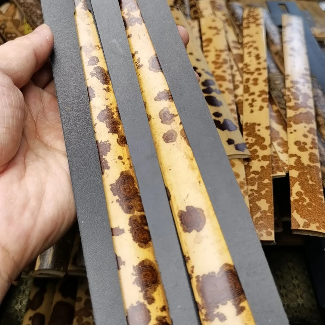 扇子牛血紫老云妃精品扇料