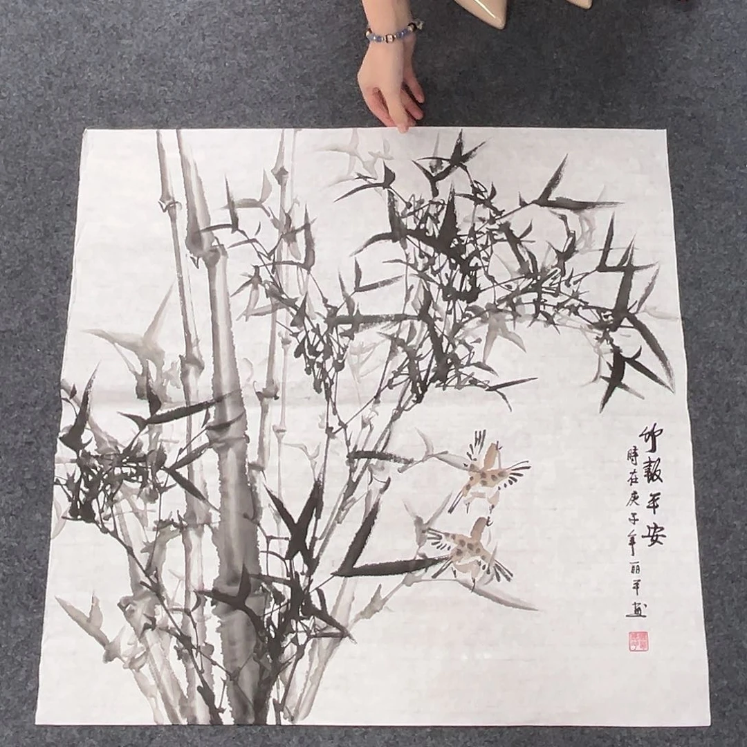 国画宣纸国画纯手绘作品