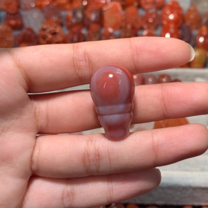 【闪购商品】未镶嵌特色三通22.6南红玛瑙