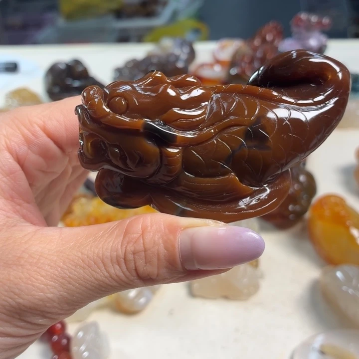 玛瑙/玉髓未镶嵌吊坠(不含链)