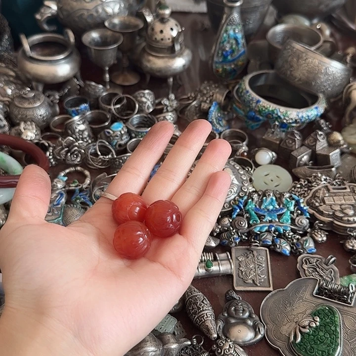 兴***情非金属珠子三个全品