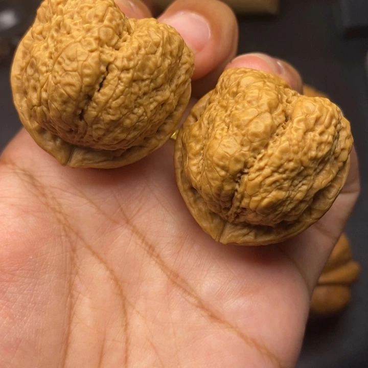 把件文玩核桃43尺蝴蝶蟾