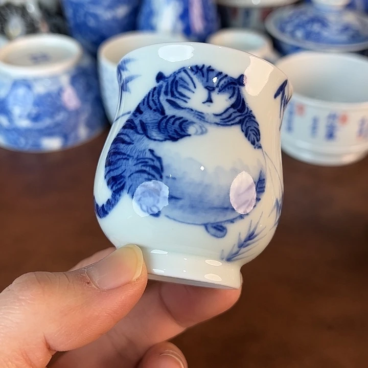 瓷片景德镇全手工手绘陶瓷
