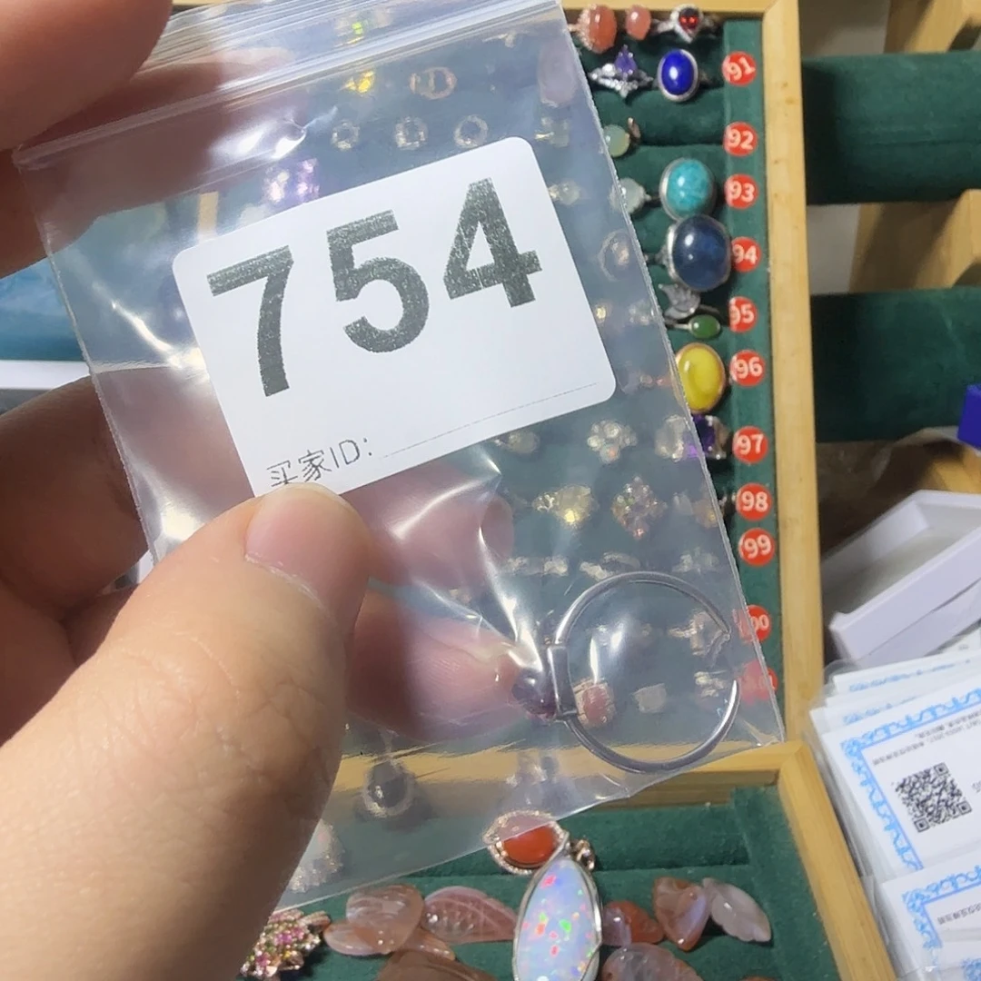 c***ᶞ戒指银S925镶嵌石榴石