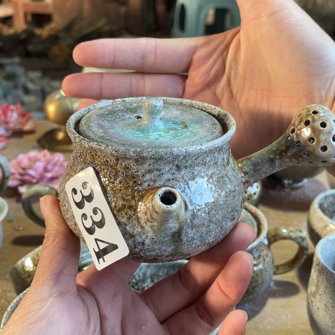 陶纯手工柴烧茶壶茶具