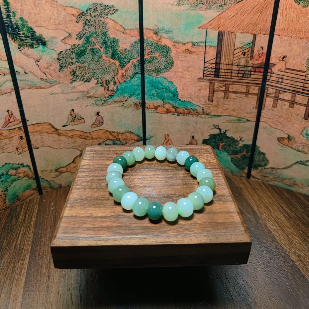 Z和田玉多宝算盘珠手串1771