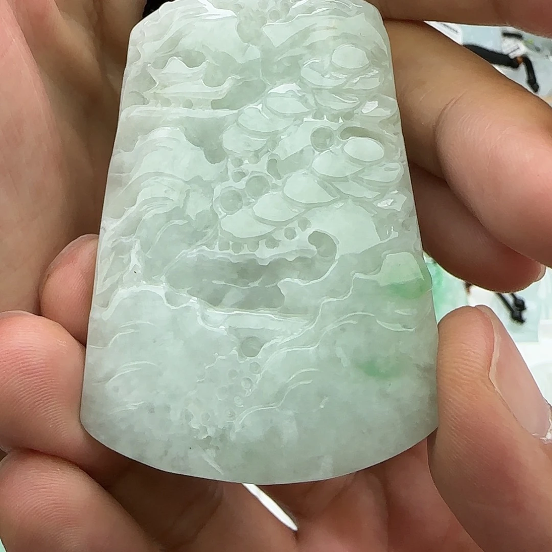 阿***】翡翠未镶嵌颈饰翡翠