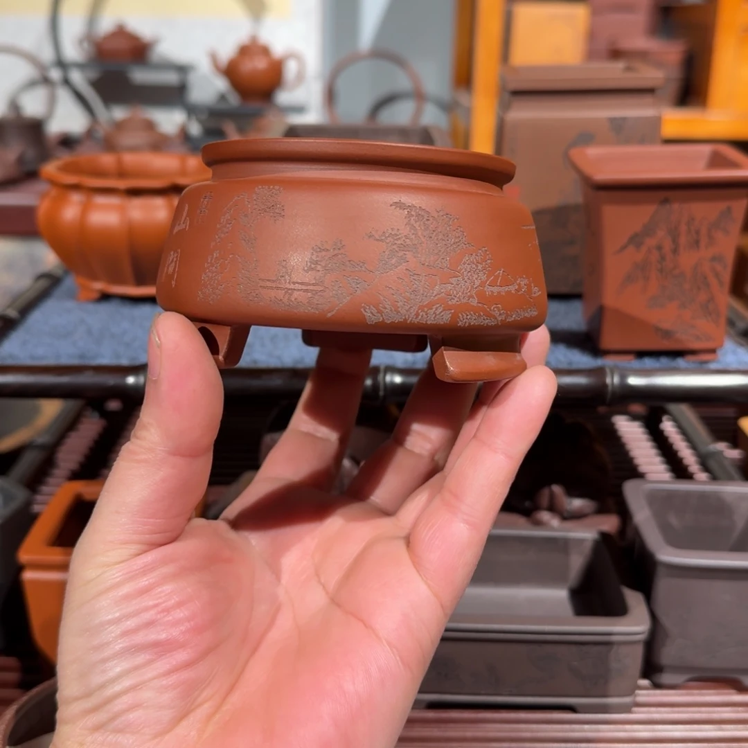 花盆紫砂原矿紫泥