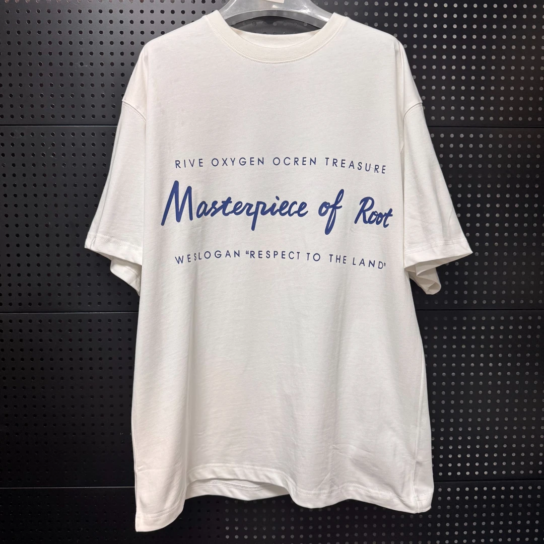 RO001 设计师款印花短袖时尚休闲百搭夏季宽松版型