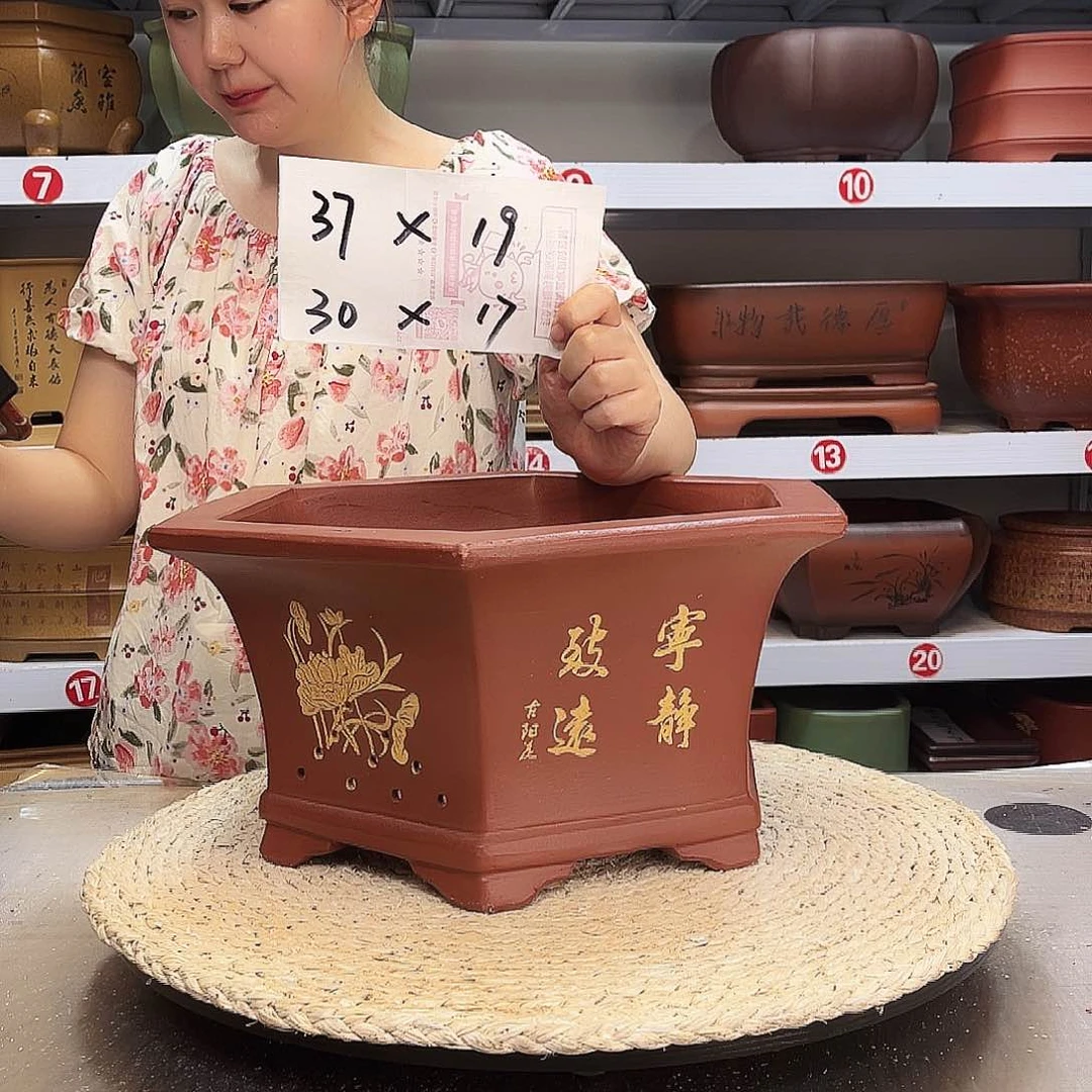 紫砂花盆紫砂花盆