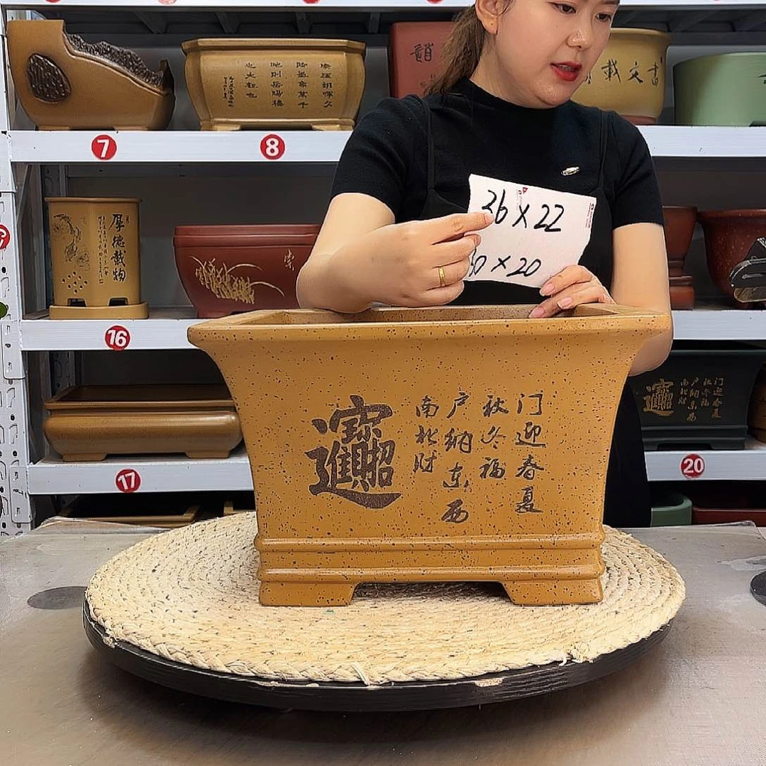 紫砂花盆紫砂花盆