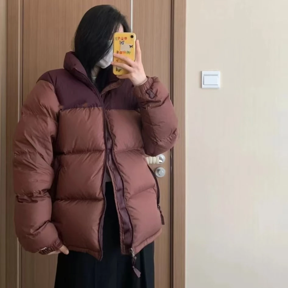 潮尚防水保暖情侣户外面包服秋冬羽绒外套