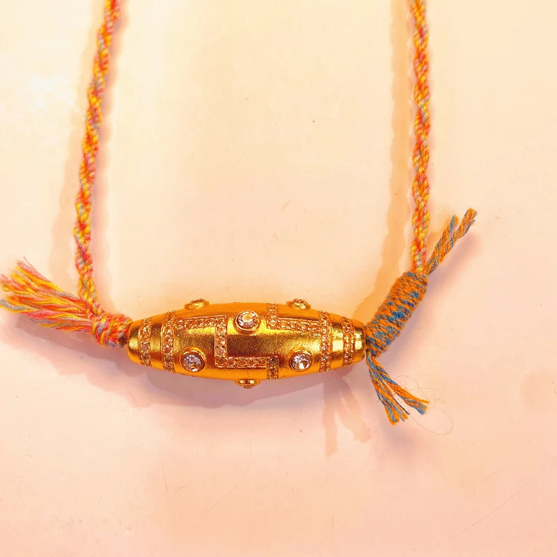 吊坠 JD20E047古法豪镶天珠吊坠多样性发货