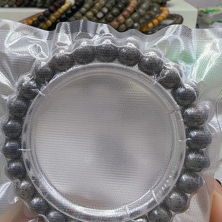 星月菩提手串19高端黑星月菩提1.0苹果单圈
