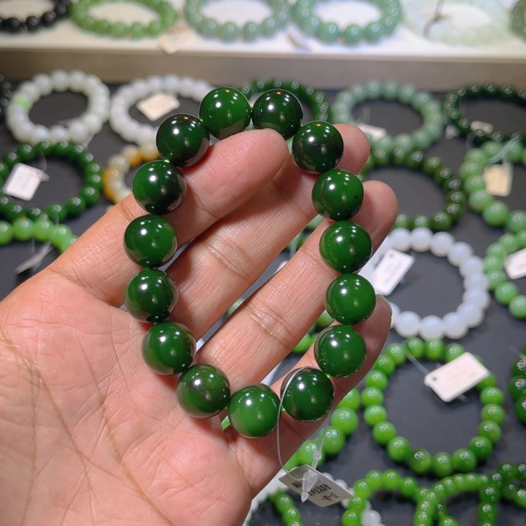 静***安和田玉未镶嵌手链