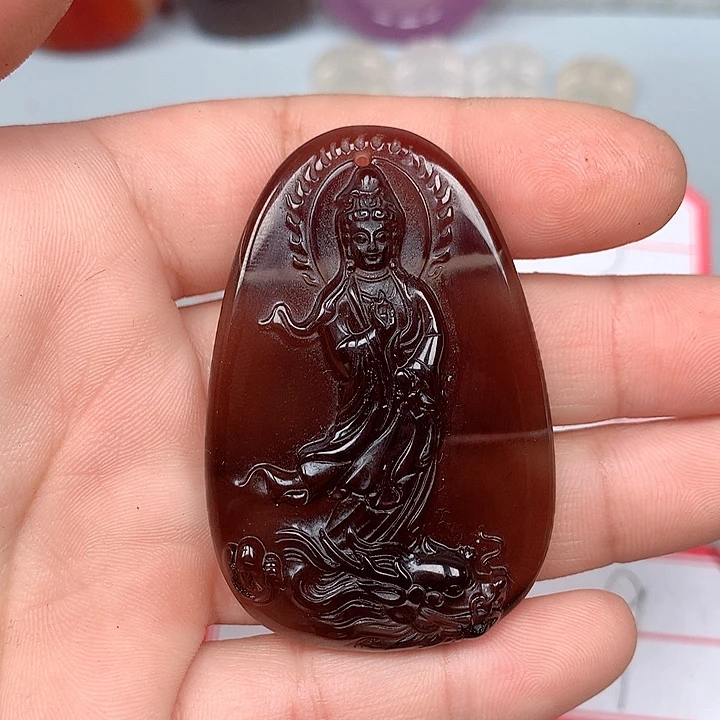 黑曜岩未镶嵌颈饰