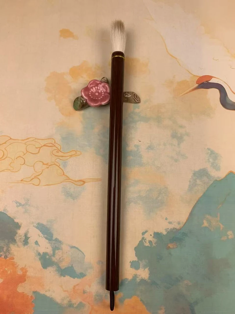 【相知】狼羊兼豪毛笔出峰3.5口径0.83锴书行书毛笔