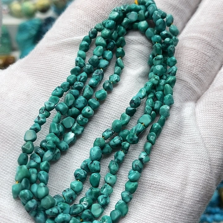 绿松石未镶嵌天然原矿 地大质检