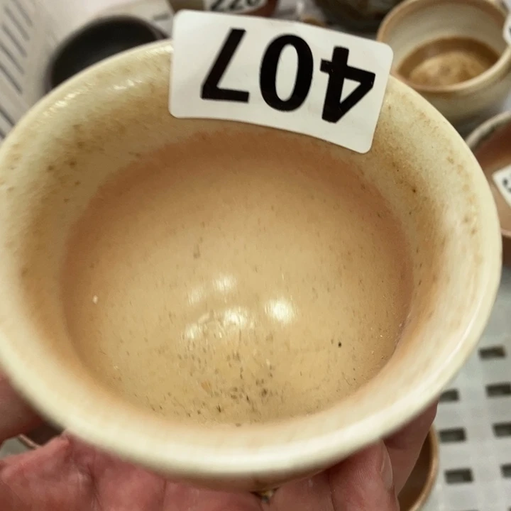 柴烧茶具茶杯大放漏