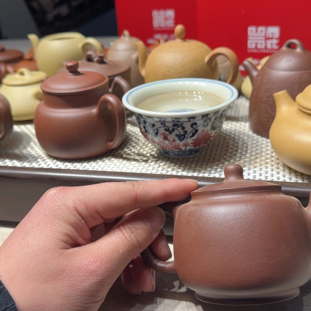 紫砂茶壶桃花泥 莫林