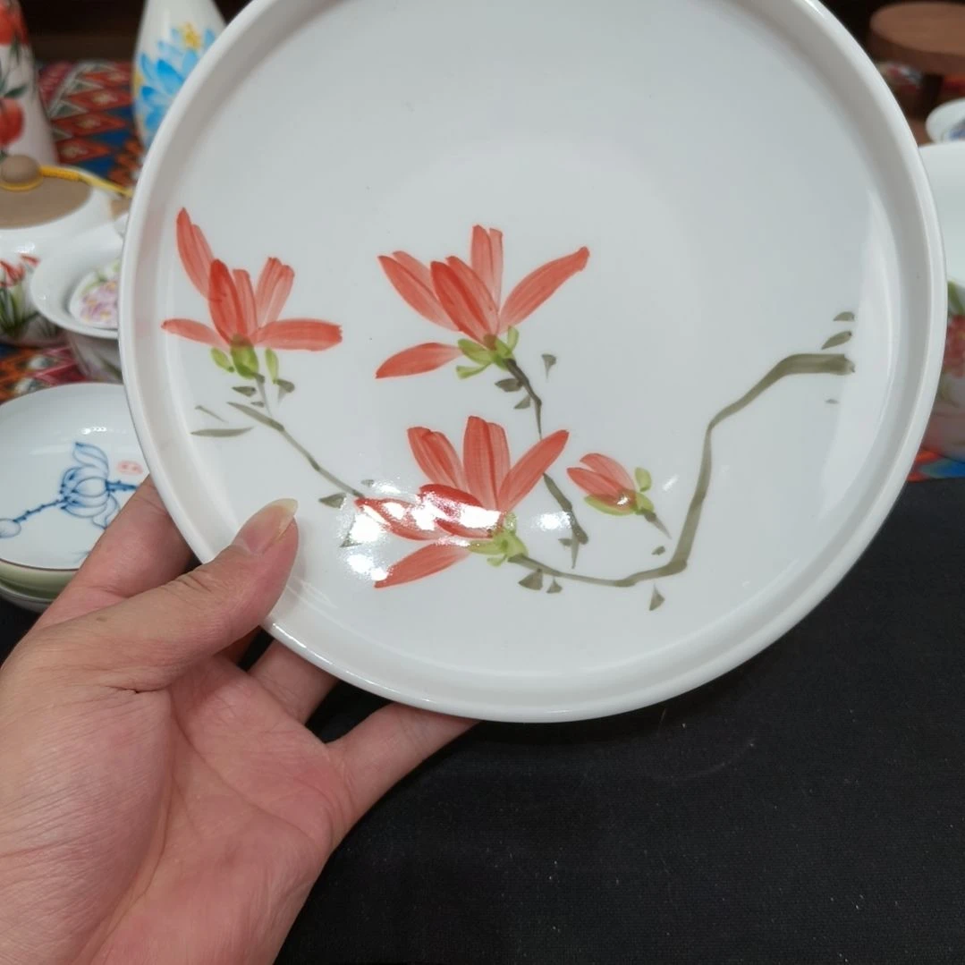 瓷片景德镇手工手绘高温瓷器