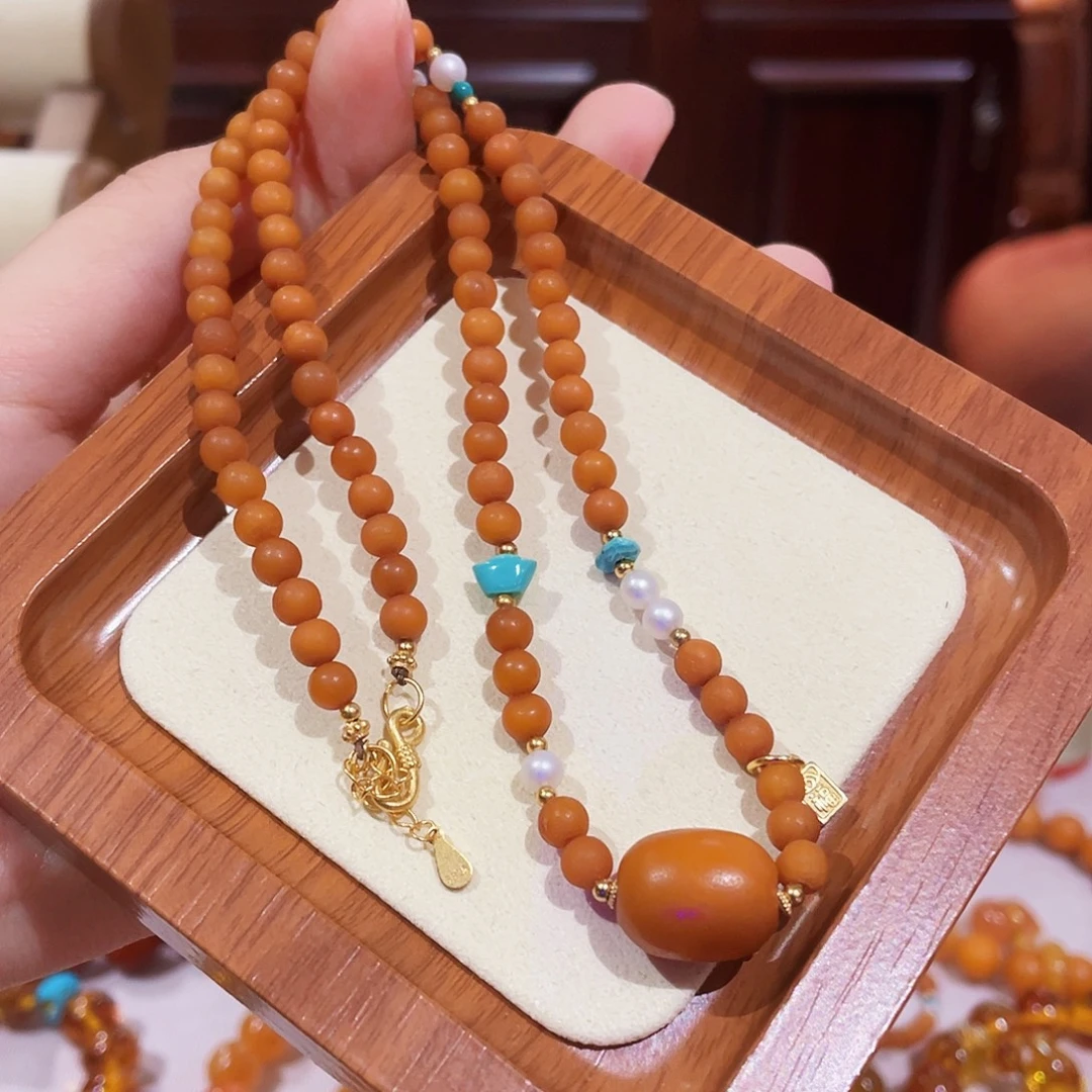 蜜蜡未镶嵌手串手串