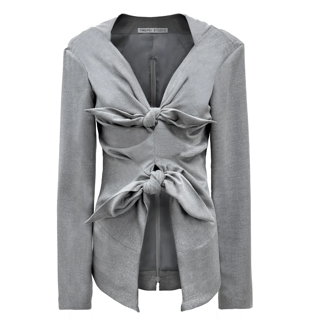 YINGPEI 设计师品牌 立体纽结上衣 IX买手店