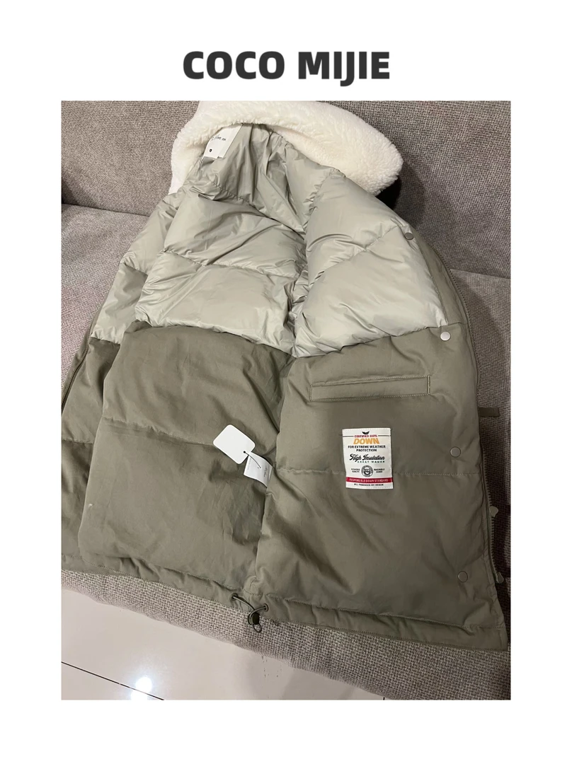 韩版巨保暖面包羽绒服YRF-5753（价格已开）