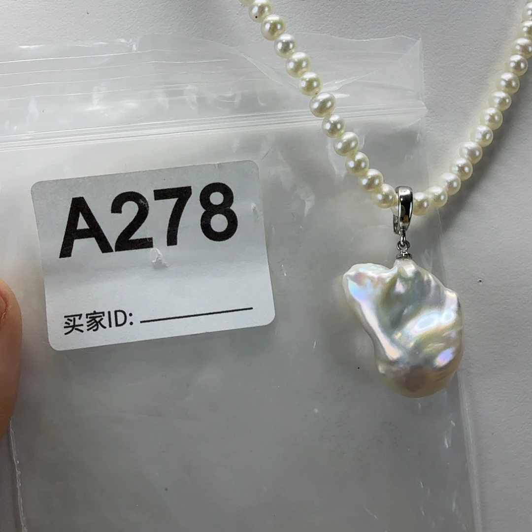 吊坠(不含链)淡水珍珠合金