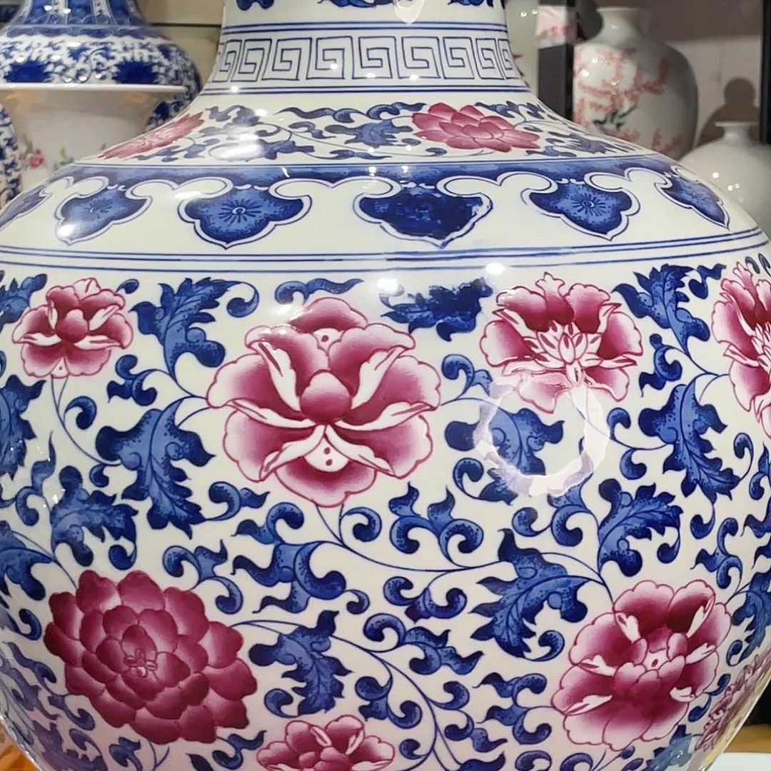 摆件天****地景德镇的陶瓷