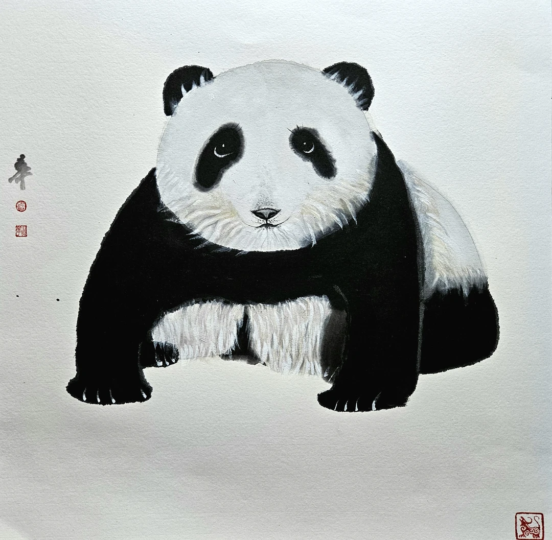 国画卡纸挂画新中式玄关客厅餐厅茶室装饰画