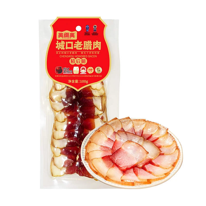 美缀美城口老腊肉（精后腿） 100g