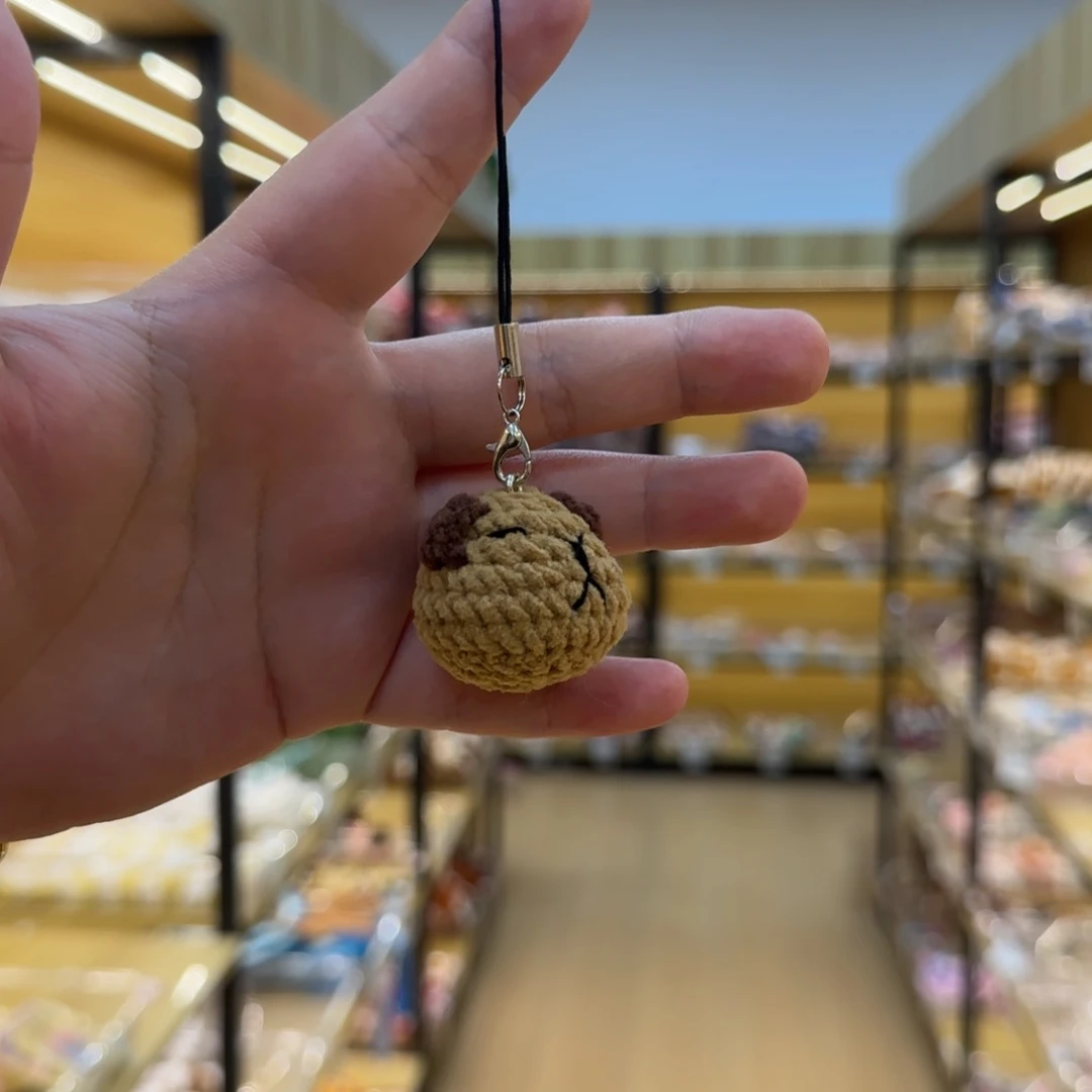 卡皮巴拉挂件手工钩织