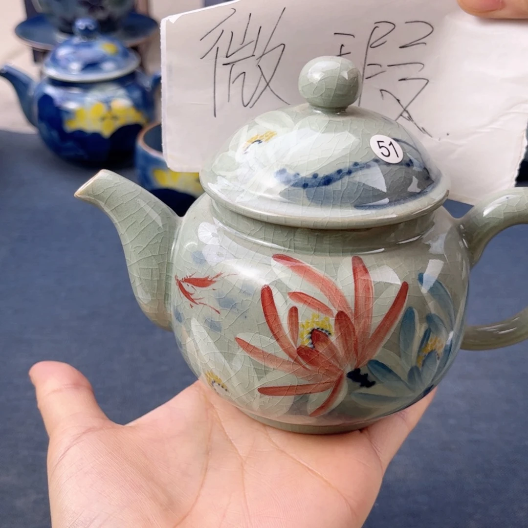 杯两***店景德镇手绘手工茶具