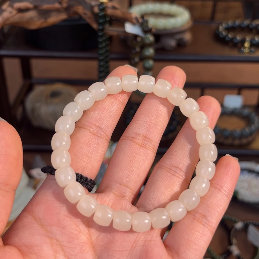 和田玉未镶嵌手串