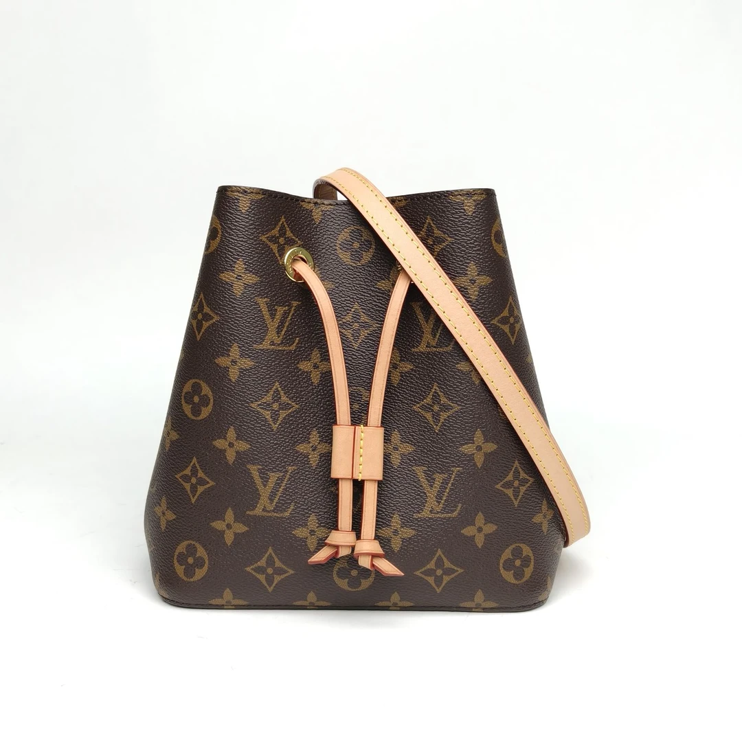 95新 LouisVuitton/路易威登 【娇】水桶包 BB 20 PVC 芯片 129772