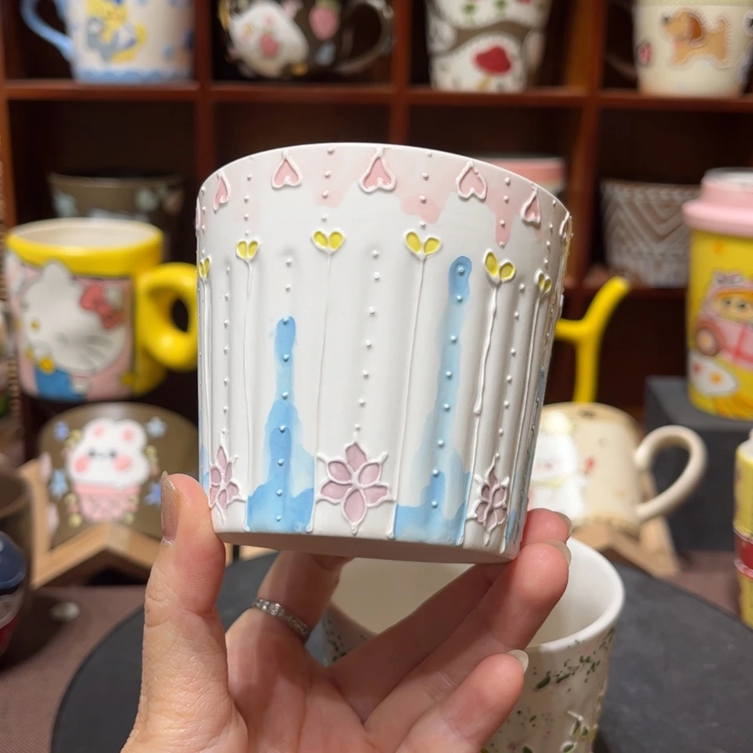 杯子陶景德镇陶瓷马克杯