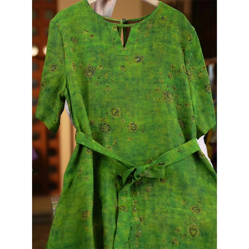 <<非遗美学>>新款气质优雅连衣裙T1487