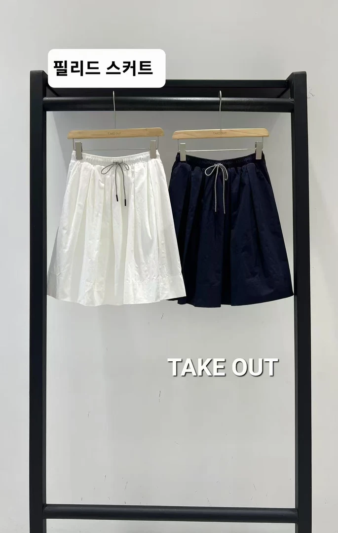 韩国欧巴家公主抽绳半身裙235