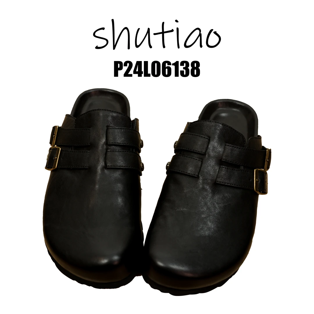 【SHUTIAO】2024夏季：新款小众设计款鞋子P24L06138