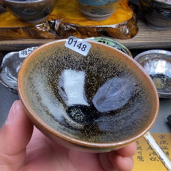 茶盏微瑕建盏主人杯子