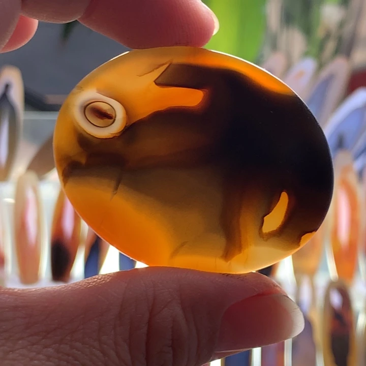 未镶嵌玛瑙/玉髓珠宝半成品85有瑕