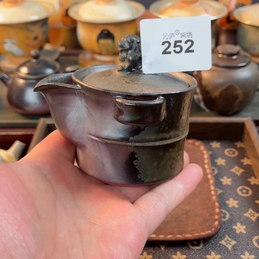 【闪购商品】沁庐柴窑古法柴烧手工茶具
